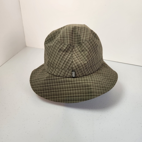 Outdoor Research Womens Green Checkered Lightstorm Bucket Hat Waterproof UPF50 - Picture 3 of 6